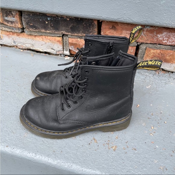 Dr. Martens Shoes Dr Martens Kids 46 Softy T Leather Laceup Combat